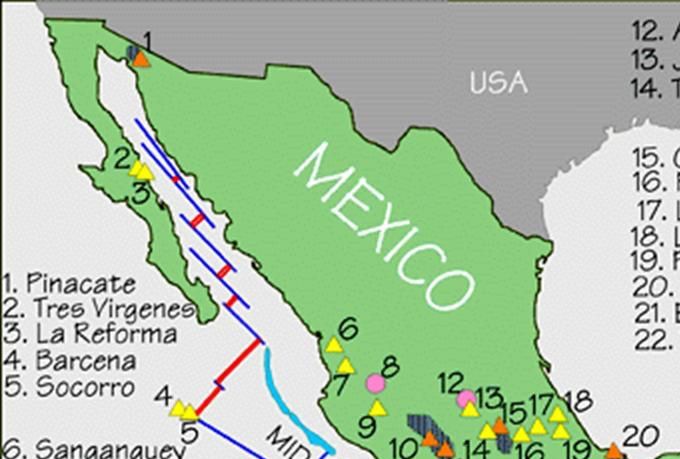 Eje Neovolcanico Transversal (ENT) o Sistema Volcánico Transversal (SVT)