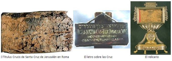 La leyenda que se colocó en el madero de la Cruz para indicar el delito cometido por Jesús, que le costó la vida