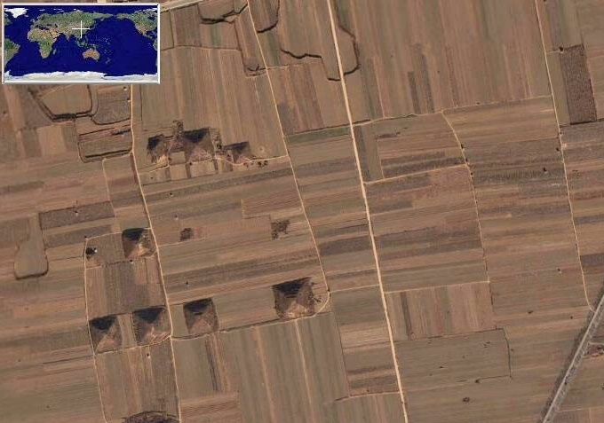 Troto tomada en Google Earth está rota da 90 grados con relación a la de Gaussman