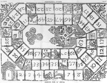 Juego de la Oca medieval
