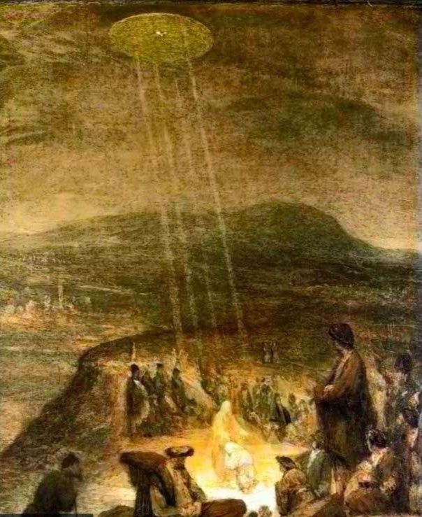 El Bautismo de Cristo - Siglo XVII 