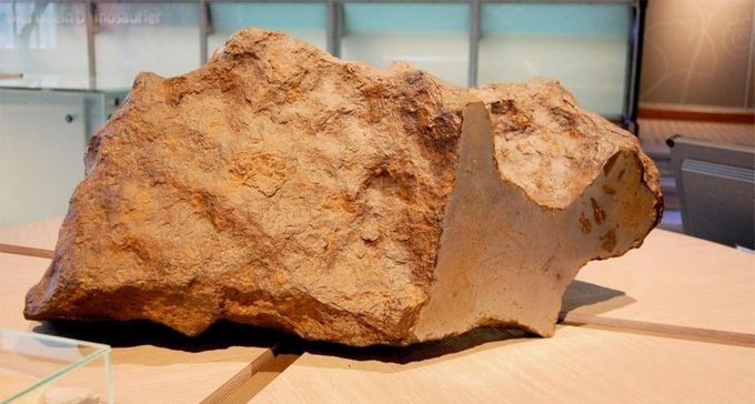Este es un fragmento del asteroide que creó el cráter de Chicxulub.
Foto: Faith Tucker, NASA
