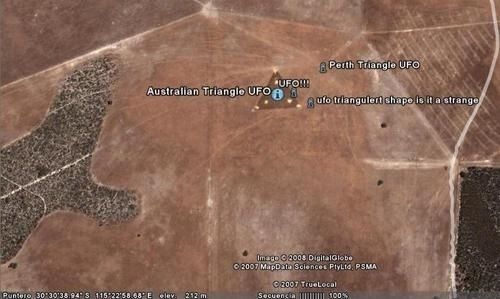 UFO Triangular en Australia