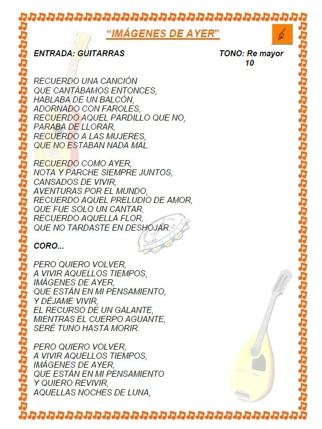 Himno de la Tuna de Fundadores, representa mucho de lo que es esta hermandad