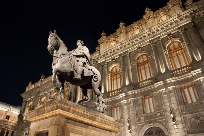 Hermosa Foto Nocturna en el primer plano 