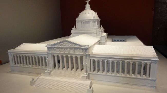 Lo que pudo ser y no fue, la maqueta del proyecto de lo que seria el palacio legislativo
