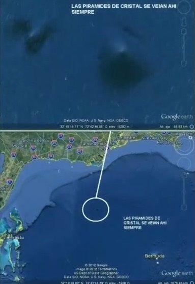 En estas otras imágenes se muestra a través del programa Goole Earth la ubicación de estás enormes estructuras