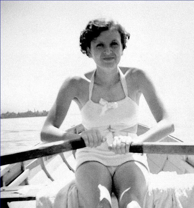 La deportista Eva Braun