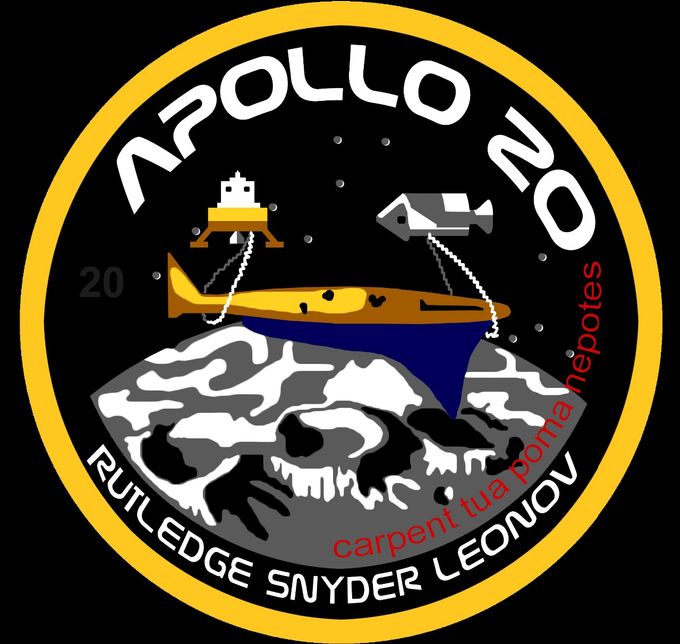 Supuesto Logo de la misión Apollo XX