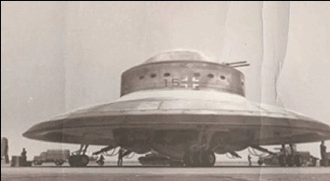 La RFZ-5, la primera nave espacial de 26 m de diámetro y 9 m de altura con el nombre de Haunebu-I