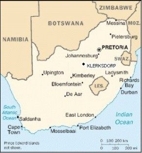 Ubicación de Ubicación de Klerksdorp, Sudáfrica’