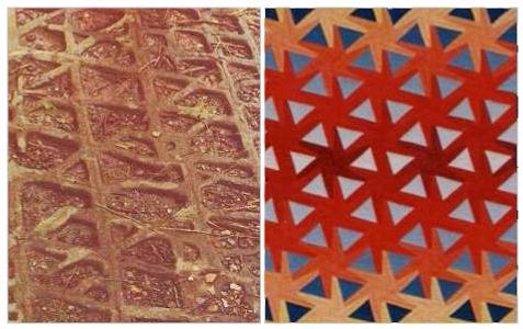 ¿Qué proceso natural podría formar o crear el patrón de la Waffle Rock?