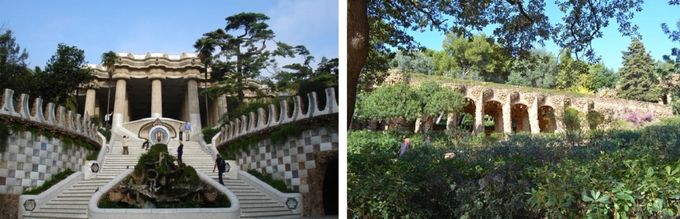 El Parque Güell o “Park Güell” en catalán