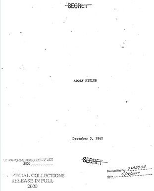 Documento desclasificado de la CIA
