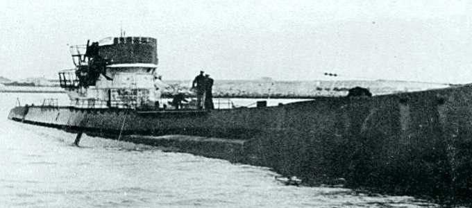 Uboat U-530 en las costas argentinas antes de su rendición en Buenos Aires