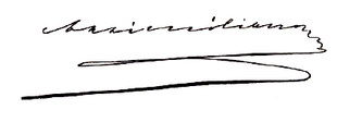 Firma de Maximiliano