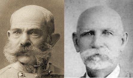 Francisco José (Hermano de Maximiliano) y Justo Armas con edades similares