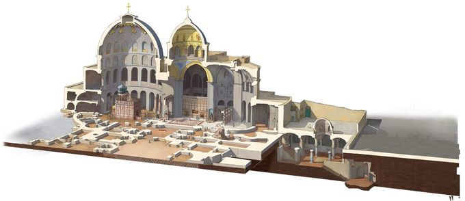 Iglesia reconstruida por los Cruzados