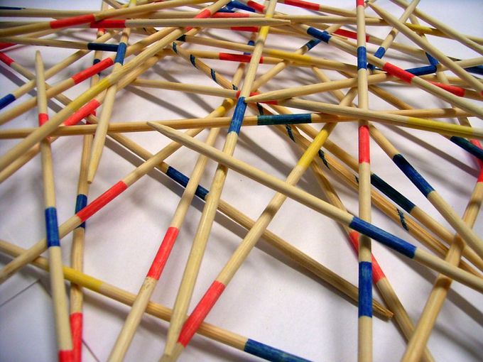Juego de Palitos Chinos lanzados