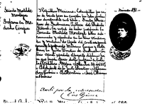 Titulo de Médico de Matilde Petra Montoya Lafragua