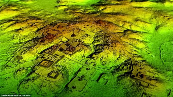Miles de estructuras mayas antiguas desconocidas tales como pirámides, palacios y calzadas han sido revelados en Guatemala. La investigación utiliza la denominada tecnología LIDAR (fotografiada) que utiliza luz láser para la construcción de un estudio detallado de estructuras enterradas