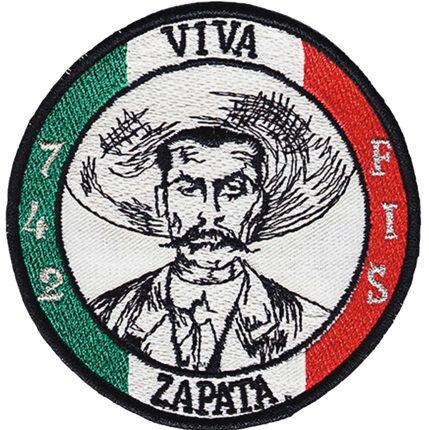 Insignia del escuadrón aéreo alemán 742 Viva Zapata.