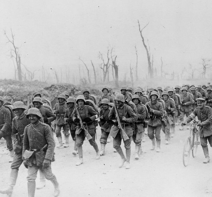 En 1917, Estados Unidos le declaró la guerra a Alemania.