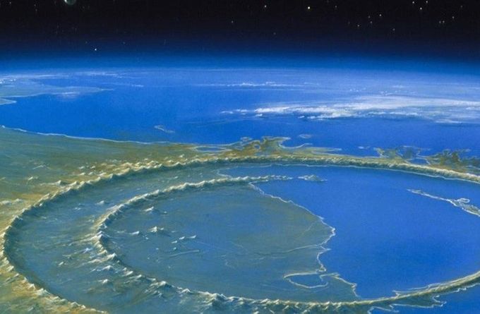 El impacto del asteroide Chicxulub acabó con los dinosaurios en la Tierra hace 66 millones de años. Foto tomada de http://www.unamglobal.unam.mx