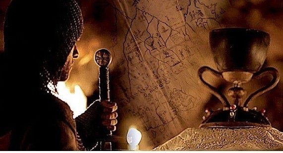Templario custodiando el Santo Grial