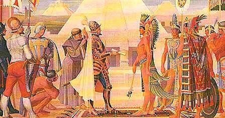 Moctezuma Xocoyotzin, nieto de Atotoztli, fue el tlatoani que se encontró con el conquistador Hernán Cortés.