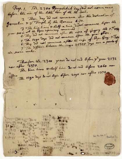 Los cálculos de Newton