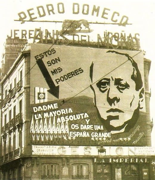 Propaganda electoral de la CEDA