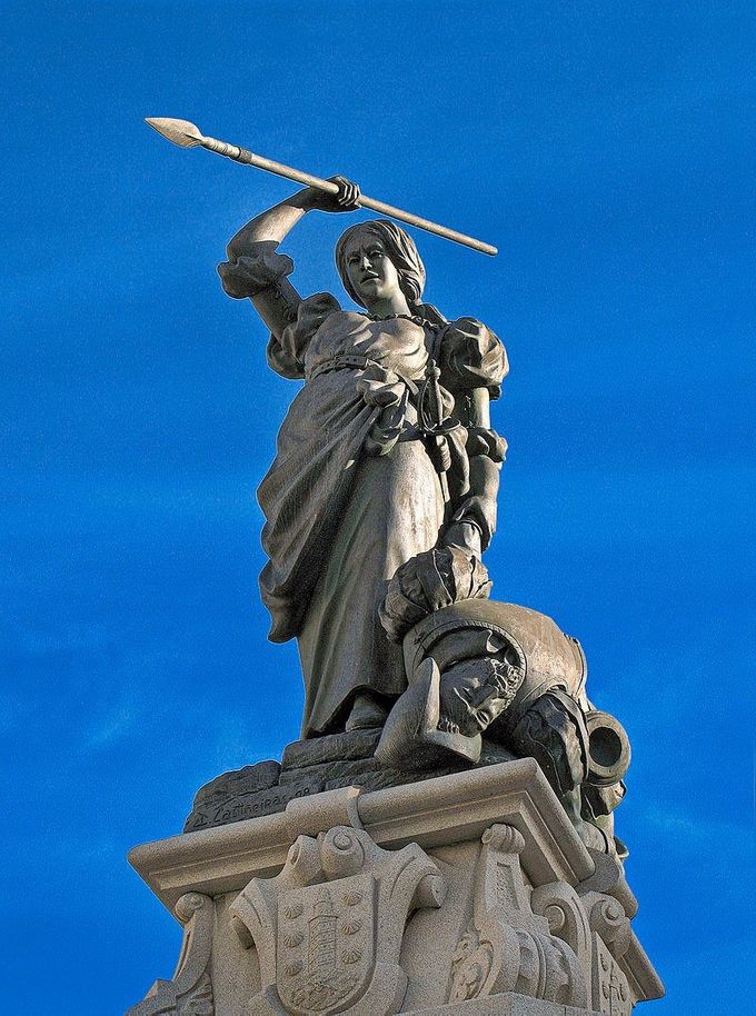 Estatua de María Pita en A Coruña.