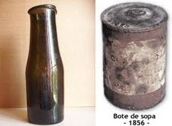 La botella de champagne sustituido por la lata