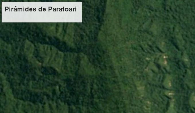 Pirámides de Paratoari Google Earth