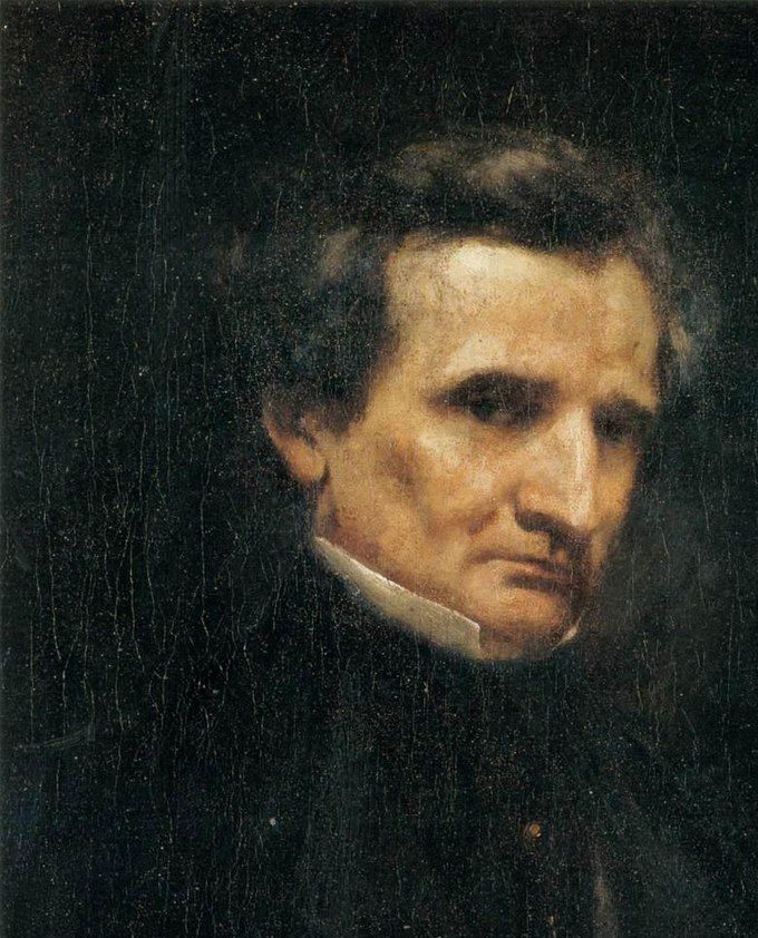 Hector Berlioz (pintura de Gustave Coubert, museo de d'Orsay Paris)
(1803 - 1869)
