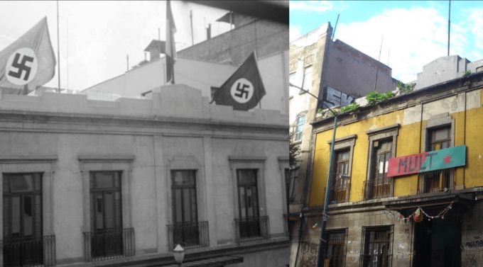 Los vestigios del Casino Alemán aún se pueden ver en al Centro Histórico.