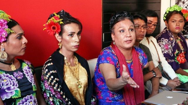 FUENTE DE LA IMAGEN,GETTY
En Istmo de Tehuantepec es difícil imaginar la vida sin muxes.