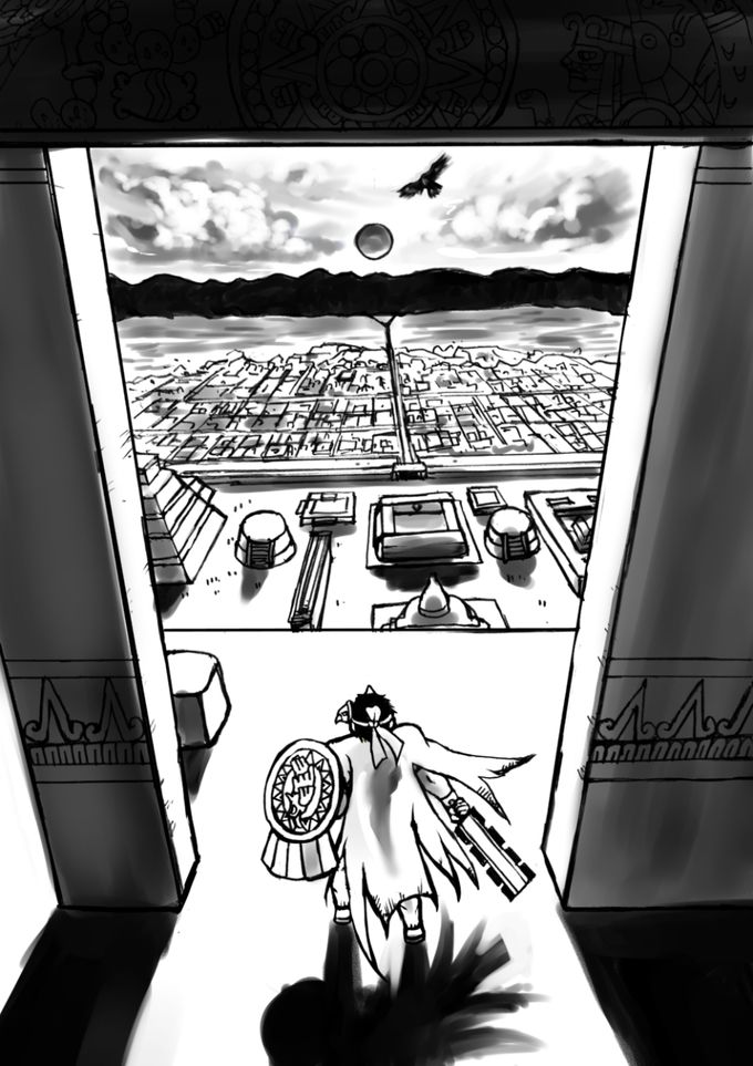 Crédito: Nosuku, una ilustradora japonesa muy interesada en la cultura prehispánica