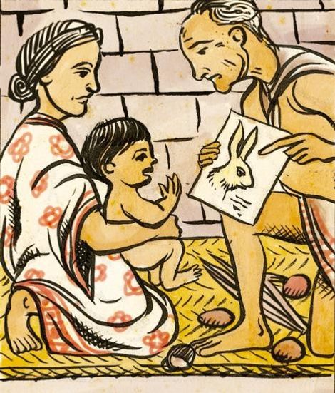 Nombramiento: Después del nacimiento, el padre consultaba a un sacerdote para ayudar a determinar el nombre del recién nacido. Sobre la base de su signo astrológico en este caso, el Conejo – el niño tendría un nombre adecuado.