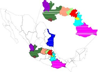 Regiones de Manufactura del Jocoque tradicional