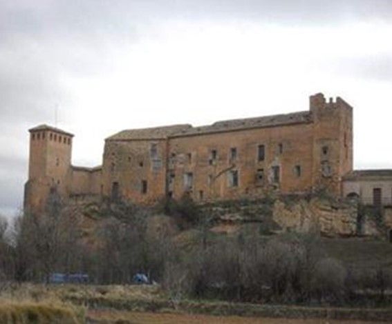 Fachada posterior del Castillo de Cetina, Zaragoza, España
 
