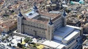 Vista aérea del Alcázar de Toledo