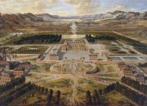 Perspectiva del Palacio y sus Jardines en Versalles