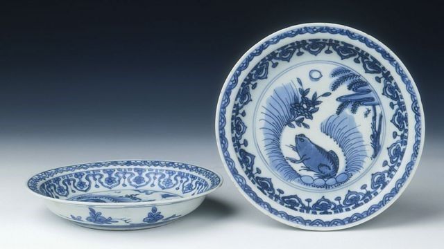 La porcelana china era una tecnología que no se encontraba en Europa.
FUENTE DE LA IMAGEN, GETTY IMAGES
