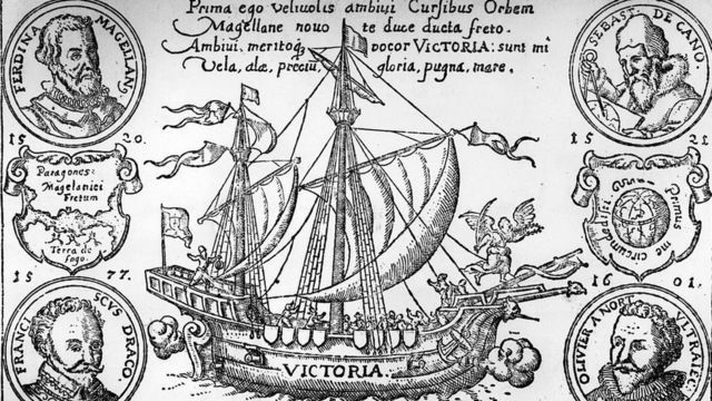 La nao victoria se convirtió en la primera en circunnavegar el globo terrestre.
FUENTE DE LA IMAGEN, GETTY IMAGES
