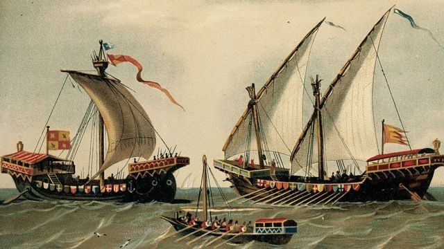Isabel Barreto estuvo al frente de una de las más largas expediciones marítimas españolas del siglo XVI.
FUENTE DE LA IMAGEN, GETTY IMAGES
